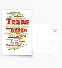 Texas (US state, The Lone Star State) Postcards