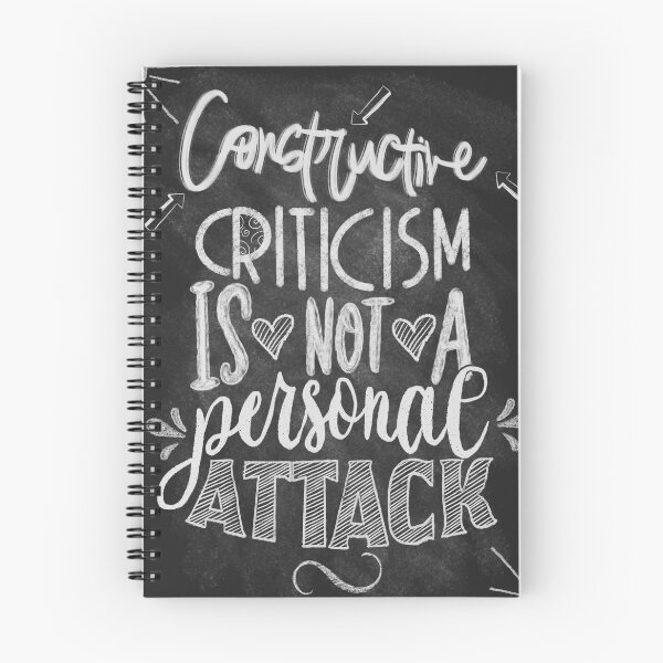 Item preview, Constructive Criticism is not a Personal Attack designed and sold by dkmfirecracker.