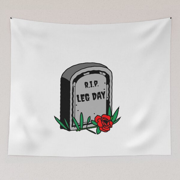 Item preview, RIP LEG DAY - funny calisthenics design for leg day skippers designed and sold by Cali-Power.