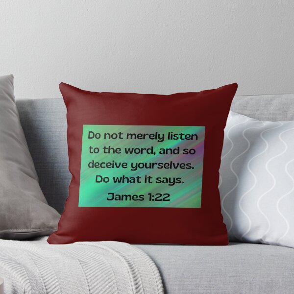 Item preview, Bible Verse James 1:22 designed and sold by Prayingwarrior.