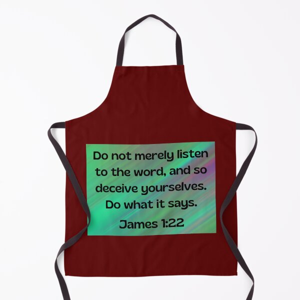 Item preview, Bible Verse James 1:22 designed and sold by Prayingwarrior.