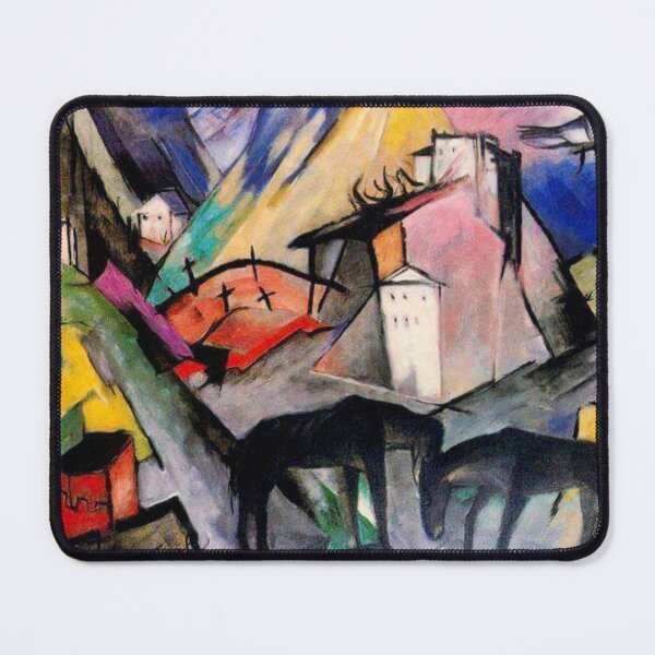 Item preview, The Unfortunate Land of Tyrol by Franz Marc designed and sold by WonderweissStudio.