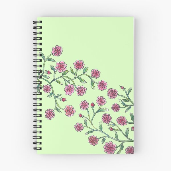 Item preview, Stylised Climbing Roses on Light Green Background designed and sold by CarolineLembke.