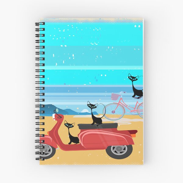 Item preview, Gatitos retro en la playa designed and sold by LisWilliams.