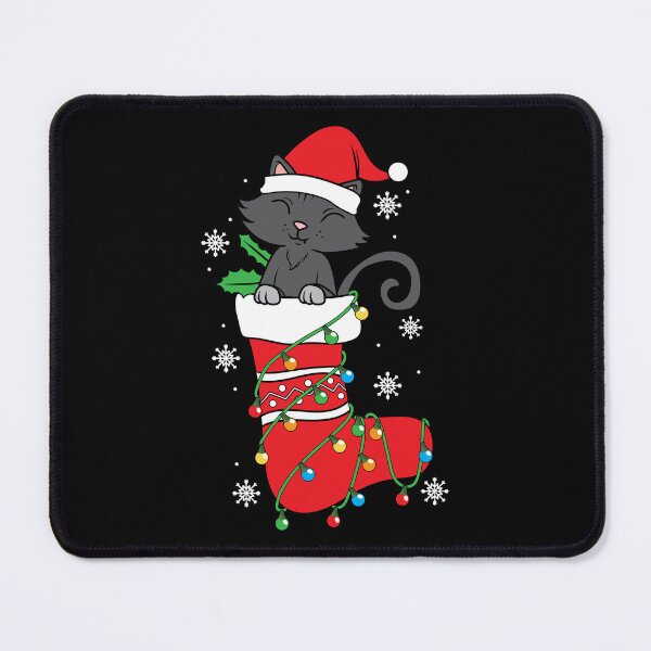 Item preview, Christmas Black Cat Stockings Holiday Cool Gift designed and sold by haselshirt.