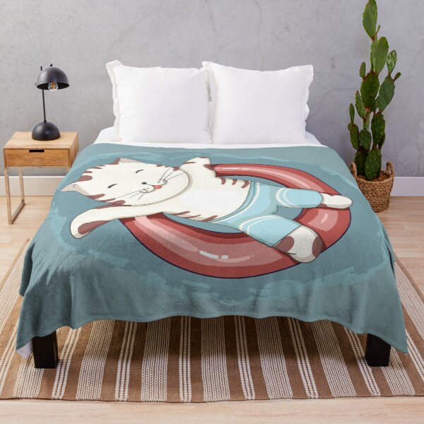 Item preview, Funny and Cute Swimming Pool Cat designed and sold by GraphismCats.