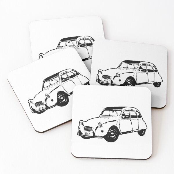 Item preview, White Classic French Car designed and sold by CoolRide.