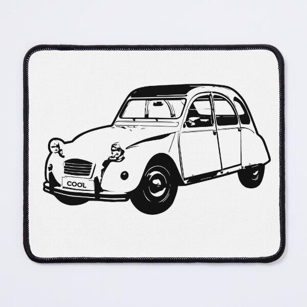 Item preview, White Classic French Car designed and sold by CoolRide.