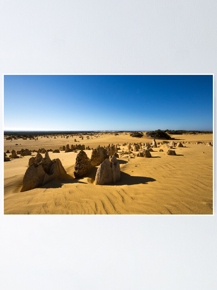 Alternate view of The Pinnacles, Western Australia Poster