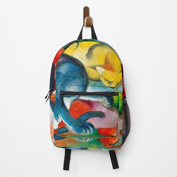 Item preview, Two Cats, Blue and Yellow by Franz Marc designed and sold by WonderweissStudio.