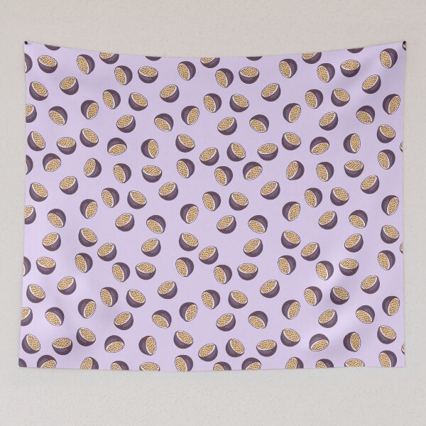 Item preview, Passion fruit and purple summer pattern designed and sold by autumnchu.