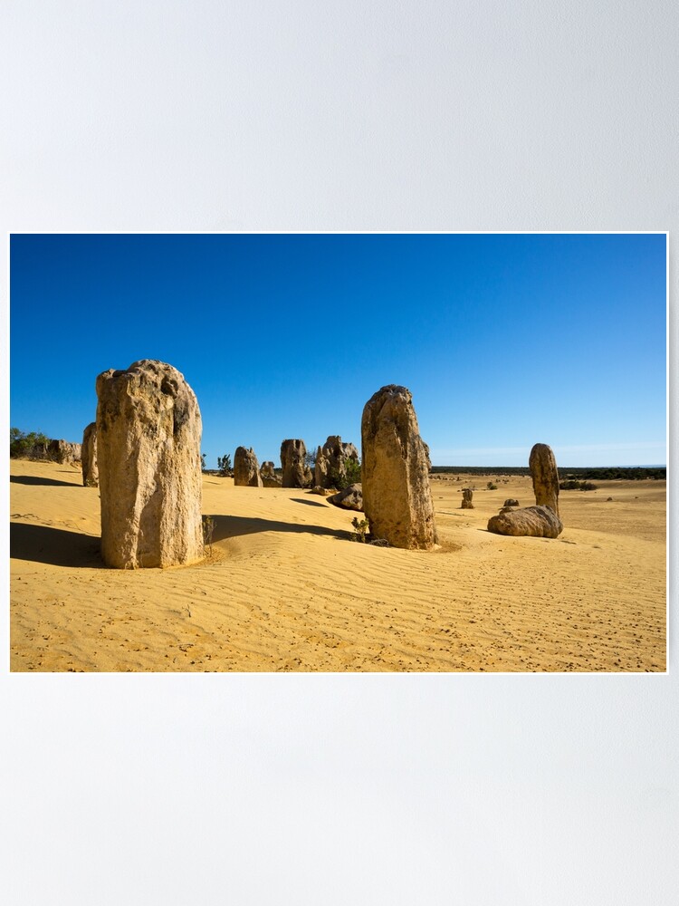 Alternate view of The Pinnacles, Western Australia Poster