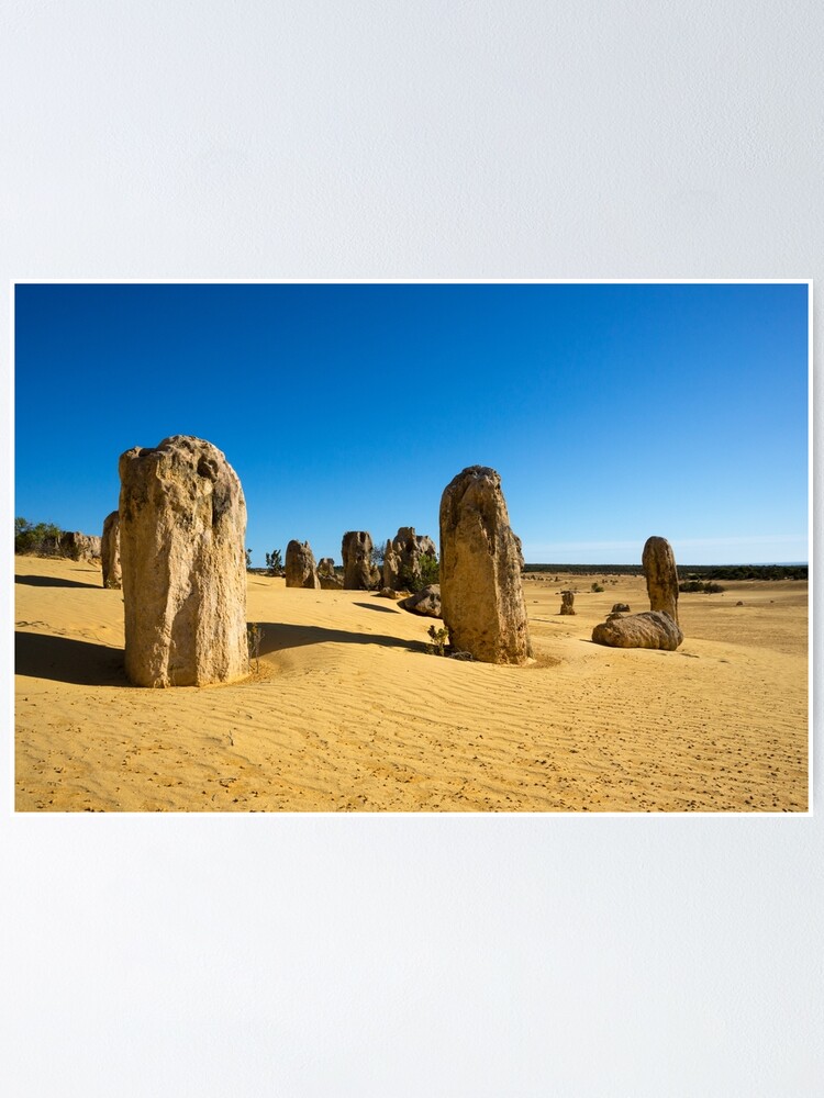 Alternate view of The Pinnacles, Western Australia Poster