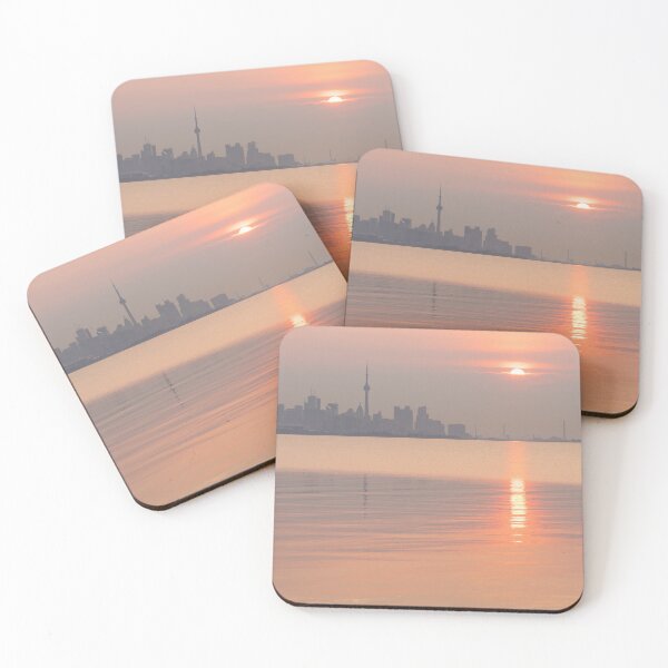 Item preview, Half a Sunrise Half a Sunpath - Fabulous Toronto Skyline designed and sold by Georgia Mizuleva.