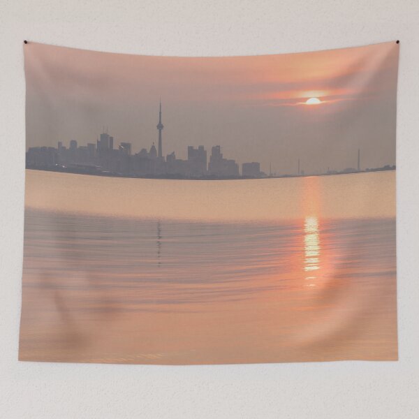 Item preview, Half a Sunrise Half a Sunpath - Fabulous Toronto Skyline designed and sold by Georgia Mizuleva.