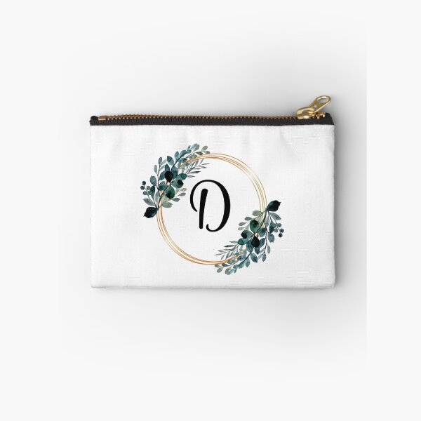 Item preview, Monogram Letter D | Laurels with Gold Borders designed and sold by JustSeasons.