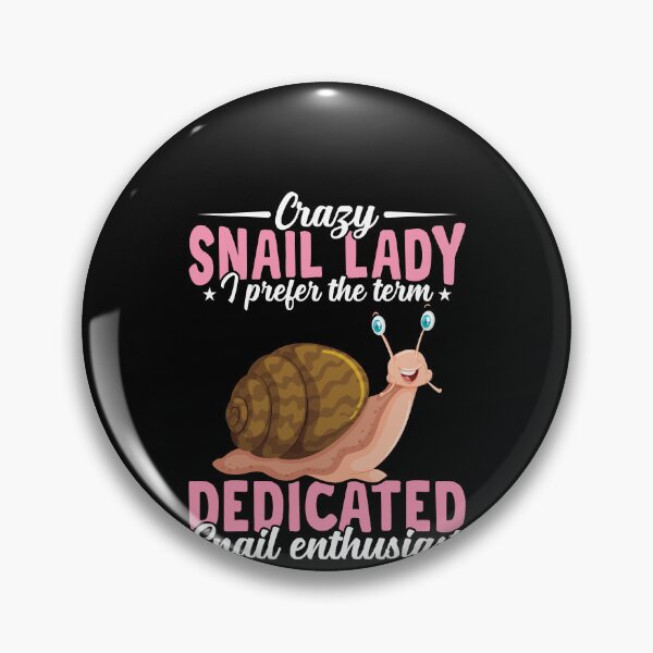 Item preview, Crazy Snail Lady Shirt, Snail Enthusiast Shirt, Shelled Gastropod, Land Snail Shirt, Land Slug Shirt, Gift For Snail Lover, Snail Owner Tee designed and sold by aymob.