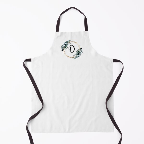 Item preview, Monogram Letter D | Laurels with Gold Borders designed and sold by JustSeasons.