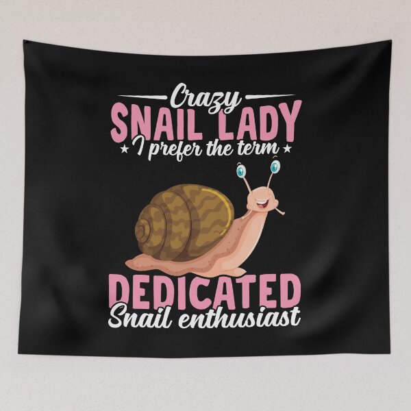 Item preview, Crazy Snail Lady Shirt, Snail Enthusiast Shirt, Shelled Gastropod, Land Snail Shirt, Land Slug Shirt, Gift For Snail Lover, Snail Owner Tee designed and sold by aymob.