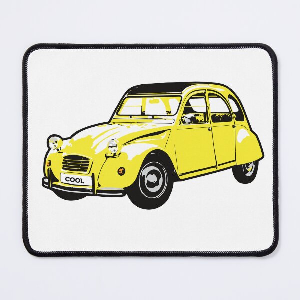 Item preview, Yellow Classic French Car designed and sold by CoolRide.