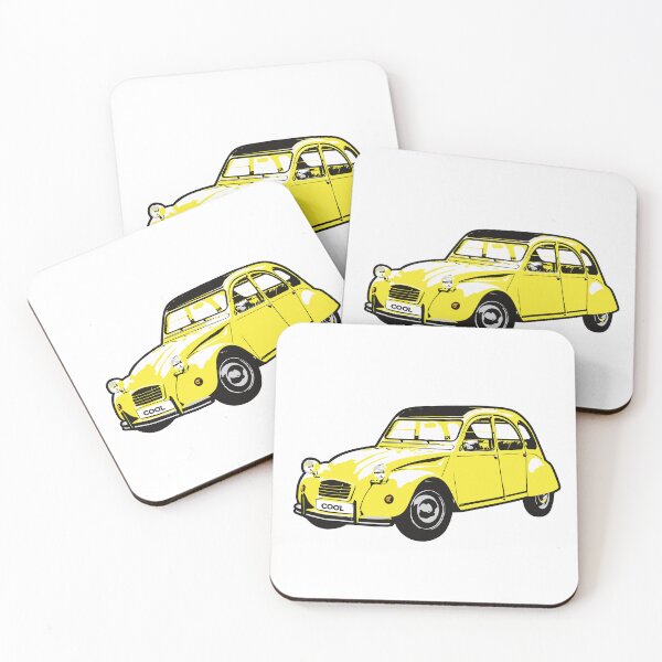 Item preview, Yellow Classic French Car designed and sold by CoolRide.