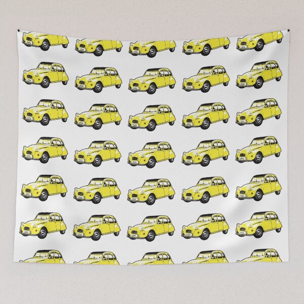 Item preview, Yellow Classic French Car designed and sold by CoolRide.