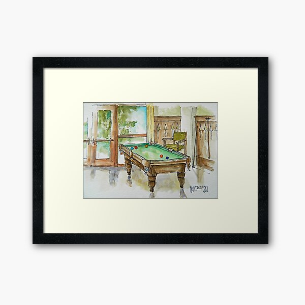 Pool table For sale as Framed Prints, Photos, Wall Art and Photo Gifts
