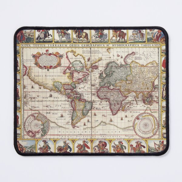 Item preview, 1652 Map of the World, Doncker Sea Atlas World Map designed and sold by VintageArchive.