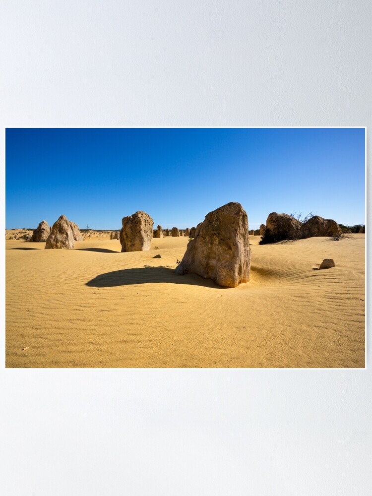 Alternate view of The Pinnacles, Western Australia Poster