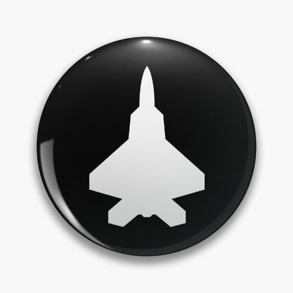 Item preview, Simple minimalist jet fighter F22 plain white designed and sold by avionbubble.