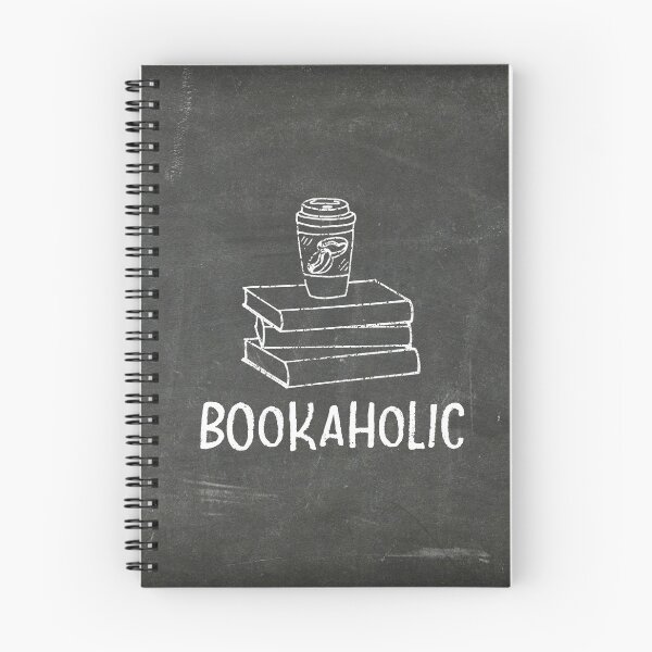 Item preview, Bookaholic - Bookish Quotes / Reader Quotes - Chalk Board & Books & Coffee - Flourish and Books designed and sold by Angelina Werner.