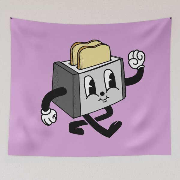 Item preview, Little Toaster Man (SMILING) - Rubber Hose Style designed and sold by Kev Prescott.