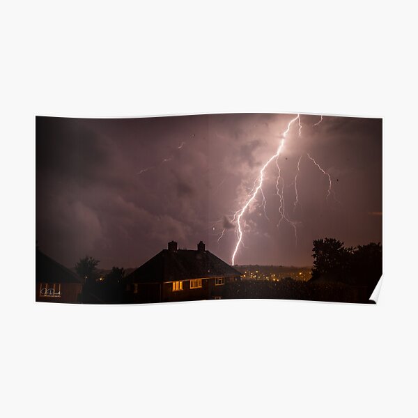 Lightning strike Poster