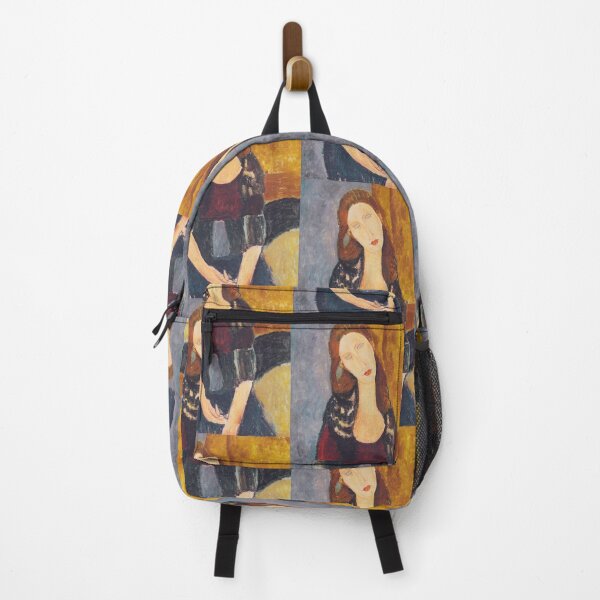 Item preview, Jeanne Hebuterne woman portrait by Amedeo Modigliani designed and sold by VintageArchive.