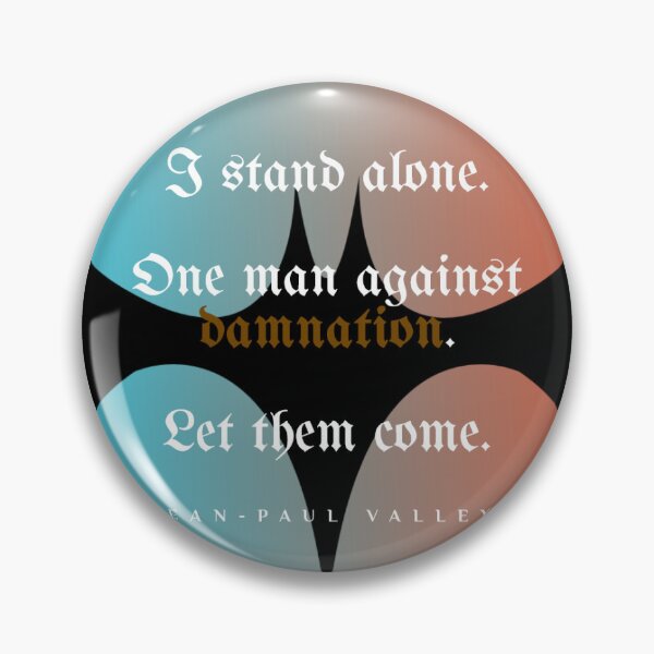 Item preview, Jean-Paul Valley Damnation Quote designed and sold by AdriftCharacter.