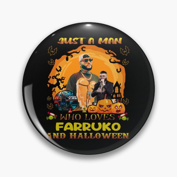 Item preview, Just A Man Who Loves Farrukoo And Halloween designed and sold by Leigh-AnnBailey.