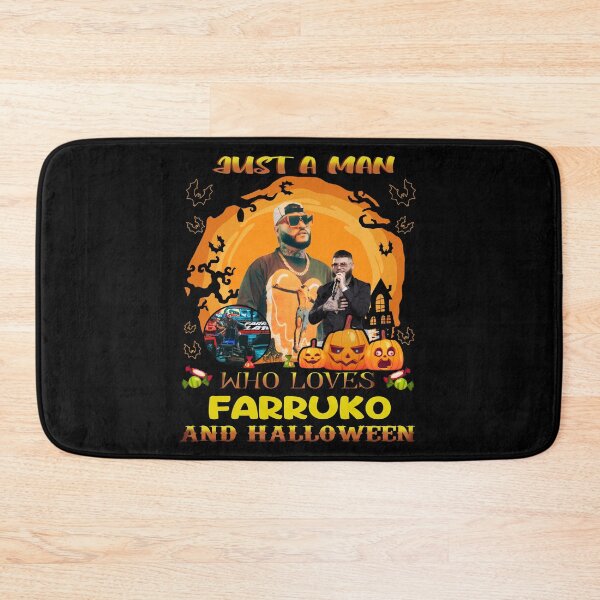 Item preview, Just A Man Who Loves Farrukoo And Halloween designed and sold by Leigh-AnnBailey.