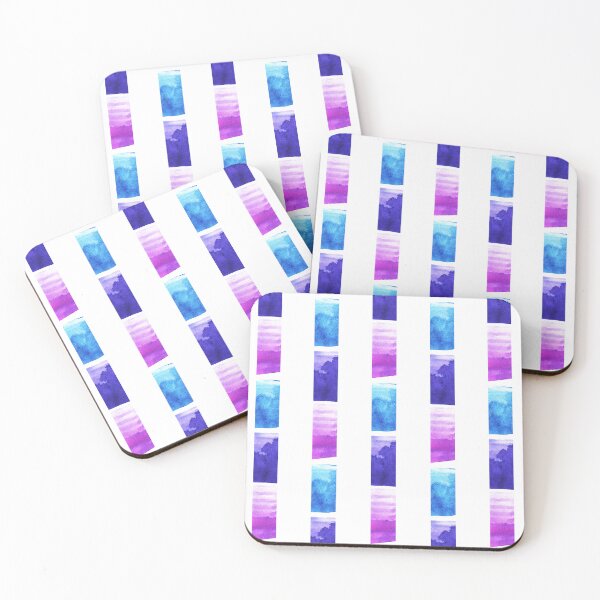 Item preview, Vertical blue and white striped  designed and sold by lausn.