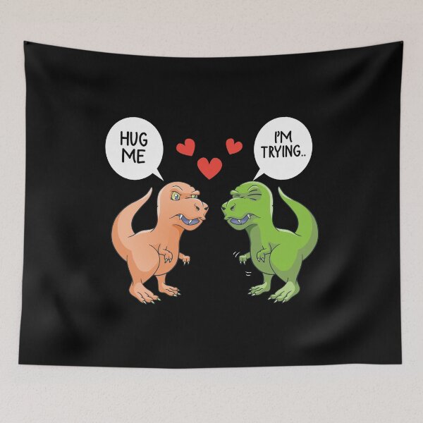 Item preview, Funny Dino Valentine Gift Him Her Dinosaur Lover designed and sold by haselshirt.