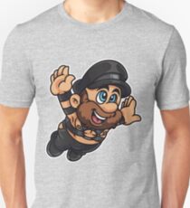Camiseta unisex Papá de cuero