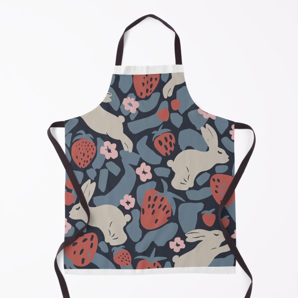 Item preview, Rabbit and Strawberry Flower Pattern designed and sold by mycologists.