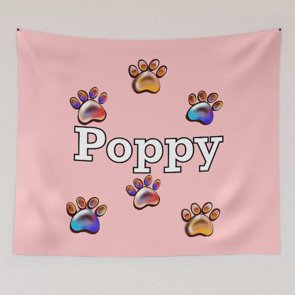 Item preview, Poppy name personalised dog gifts designed and sold by Artonmytee.