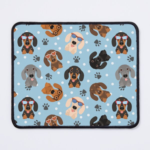 Item preview, Happy Dachshund Sausage Dogs designed and sold by Lulupainting.
