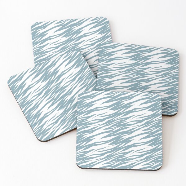Artikelvorschau, Aqua-Zebra-Print entworfen und verkauft von 1DaisyChainLane.