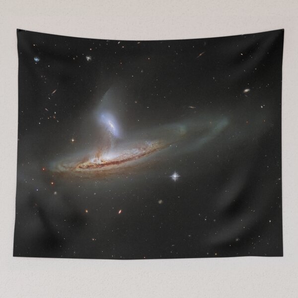 Item preview, Interacting galaxy pair (Arp 282) in the constellation of Andromeda designed and sold by Raureif.