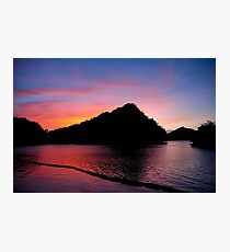 Palau Sunset Photographic Print