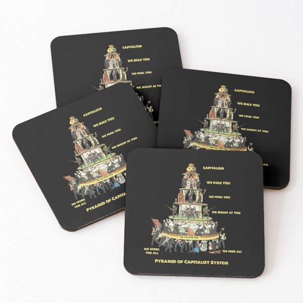 Aperçu de l'œuvre Pyramide du système capitaliste créée et vendue par TeeARTHY.