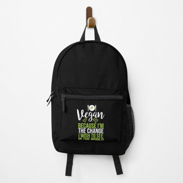 Item preview, Vegan Shirt Because I Am The Change I Wish To See In The World Gift Tee designed and sold by haselshirt.
