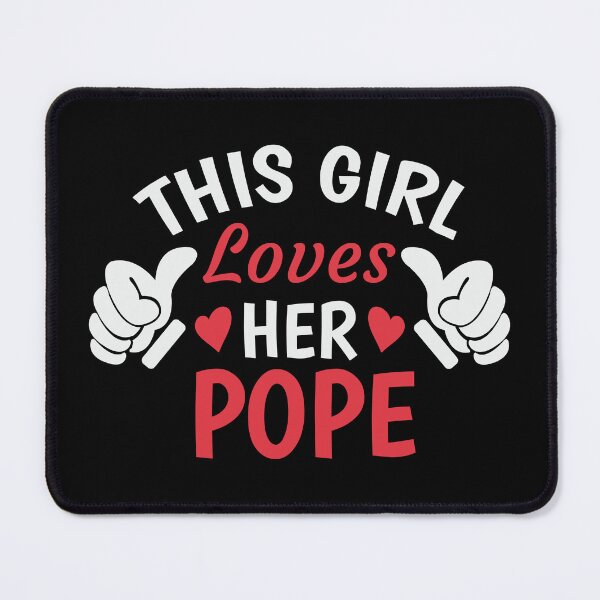 Item preview, Pope Shirt This Girl Loves Her Pope Gift Tee designed and sold by haselshirt.