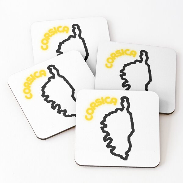 Item preview, Yellow corsica and island in black designed and sold by JAG2B.